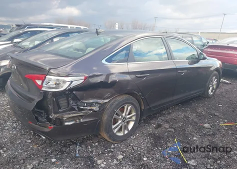 2017 Hyundai Sonata Se из США, поврежденный, VIN 5NPE24AF0HH438218